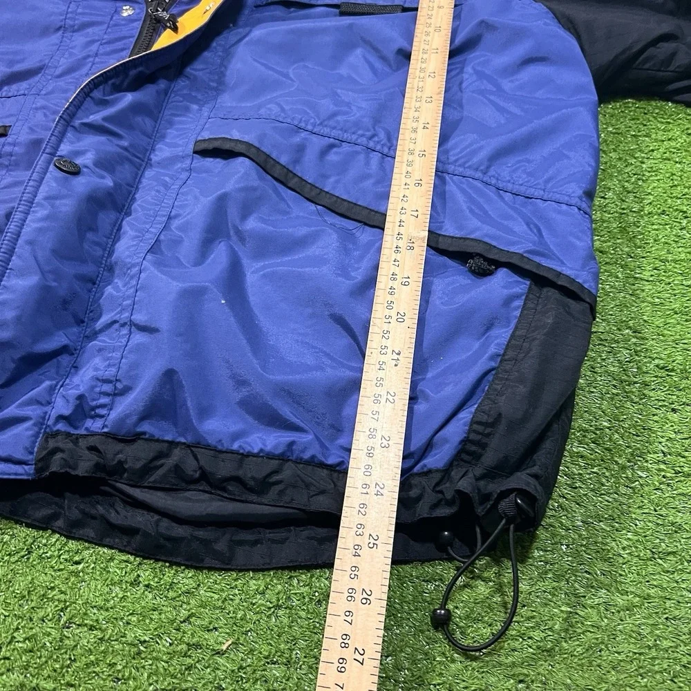 Vintage Ski Jacket XL Removable Fleece Lining 3 In 1 90s Snowboard Mobius Blue‎